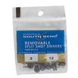 South Bend Removable Split Shot Sinker Fishing Weights Terminal Tackle 3