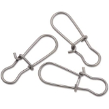 Luhr Jensen 85 lb Test Duo-Lock Snap / 12 Pack Stainless Steel