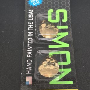 Simon 3.5 Colorado Hex Spinner Blades 2-Pack Gold