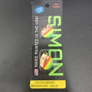 Simon 3.5 Colorado Hex Spinner Blades 2-Pack Mexican Hat Gold