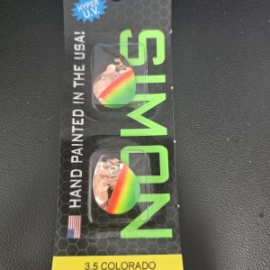 Simon 3.5 Colorado Hex Spinner Blades 2-Pack Mexican Hat Copper