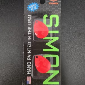 Simon Spinner Blade 3.5 Hex - fl Flame/FL Flame