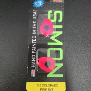 Simon 3.5 Colorado Hex Spinner Blades 2-Pack Pink Eye