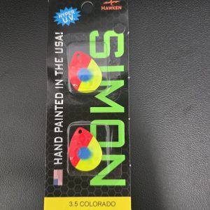 Simon Spinner Blade 3.5 Hex - Flaming Banana